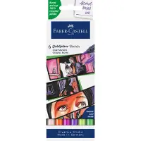 Faber-Castell sketchmarker - Goldfaber - Graphic Novel set - 6 kleuren - alcoholmarker - FC-164810