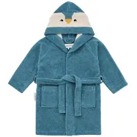 Liewood Badjas Kids Lily Penguin Bathrobe Oceanview Mix-80 / 92