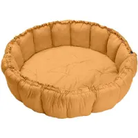 Play & Go Speelmat - 3-in-1 - Ø130 cm - Mustard - - OneSize - Speelmaten