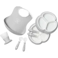 BabyBjörn Geschirr-Set - 8 Teile - Grau - - One Size - Geschirr-Sets