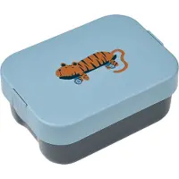 Liewood Kamil broodtrommel 19,7x14,1 cm Tiger-beach blue