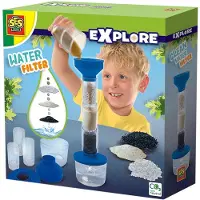 SES Creative Waterfilter Experimenteerset met Filtermateriaal - 6-Delig - Vanaf 8 Jaar - Buitenspeelgoed - Schoencadeautjes Sinterklaas