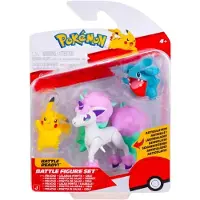 Pokémon - Battle Figure 3 pack - Pikachu, Gible & Ponyta (PKW4097)