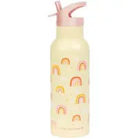 A Little Lovely Company Thermosflasche - 500 ml - Regenbögen - - One Size - Thermosflaschen