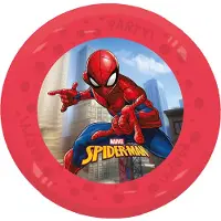 Decorata Party Kunststoffteller - 4er-Pack - 21 cm - Spider-Man - - One Size - Teller
