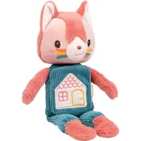Lilliputiens - Glow-in-the-dark knuffel & boekje - Jeanne de kat