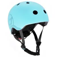 Scoot & Ride Helm S-M, Highwaykick veiligheidshelm voor kinderen, kleur blauw
