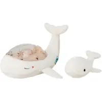 Cloud B Tranquil Whale White Family Muzikale Babyprojector met batterijen 3x AA en babywalvis