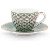 Pip studio Espressokop Home Espresso Cup And Saucer Blooming Tales Blue
