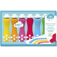 Djeco Set van 6 foam markers