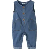 Name it Overalls - NbmEddie - Medium+ Blue Denim - - 68 - Latzhosen