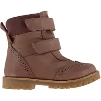 Pom pom Winterstiefel - Broque Klettband Stiefel Tex - Dark Rose - - 27 - Winterstiefel