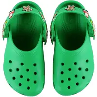 Crocs Sandalen m. Licht - Holiday CGT - Gras Green - - 37/38 - Lichtgevende Schoenen