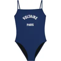 Zadig & Voltaire Badpak - Alanis - Middeleeuws Blue m. Wit - - 16 jaar (176) - Badpakken