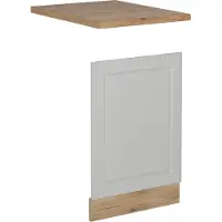 Vicco R-Line Voorpaneel vaatwasser – 45 cm, WB Eik Wit Landhuis