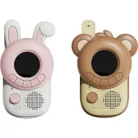 The Zoofamily Walkie Talkies - Kaninchen/Bär - - One Size - Kuscheltiere