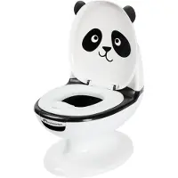 Bebeconfort Toilette - Mini - Schwarz/Weiß m. Panda - - One Size - Töpfchen