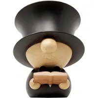 FableWood H.C. Andersen - 17 cm - Natur/Schwarz - - One Size - Dekoration