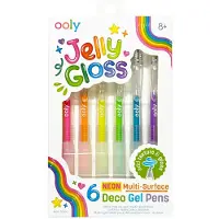 Ooly - Jelly Gloss - 6 Multi-surface gelpennen - Neon
