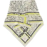 Lala Berlin Sjaal - Driehoek Aina - Floral Leo Zonnebloem - - OneSize - Sjaals
