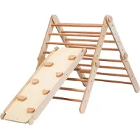 HEMMINGSEN Kids Klettergerüst - Alice - 110x45 cm - Natur - - One Size - Motorik Tiere
