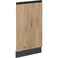 Vicco Vaatwasserfrontpaneel R-Line Krachtige eik goud 45 cm J-Shape zonder werkblad, Model 54613