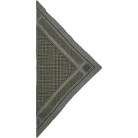 Lala Berlin Schal - 162x85 - Triangle Trinity Neo M - Green O - - One Size - Schals