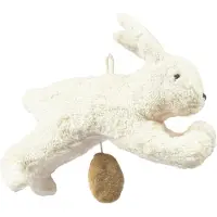 Senger Naturwelt Kuscheltier m. Musik - Hase - 27x13 cm - Off Wh - - One Size - Kuscheltiere