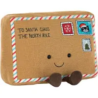 Jellycat Knuffel - 15x18 cm - Amuseables Brief aan Santa - - OneSize - Knuffels