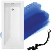 Badland MODERN ligbad 160 x 70 cm wit