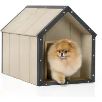 Timbela M970-1 - LP SmartSide Hondenhok voor buiten - 48x74xH58 cm - maat S
