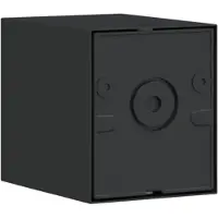 vidaXL Buitenwandlamp gegoten aluminium zwart