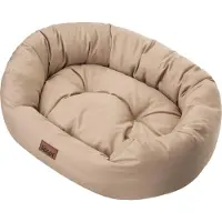 Doggy Hondenmand L 75x60 cm - Waterdicht & Uitneembaar Matras - Beige