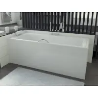 Besco TALIA ligbad 160 x 75 cm wit met acrylpaneel