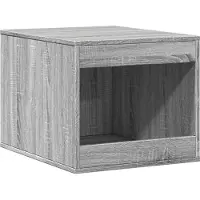 vidaXL Kattenbakkast 47x59x42 cm bewerkt hout grijs sonoma eikenkleur
