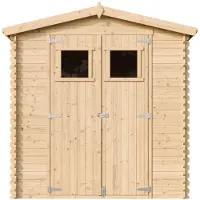 Timbela M343 - Houten tuinhuis - 3,53 m² - 206x216xH218 cm - zonder vloer