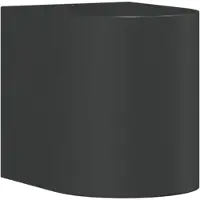 vidaXL Buitenwandlamp, zwart, aluminium gietwerk
