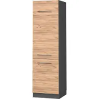 Vicco Fame-Line Koelkast ombouwkast – 60 cm Krachtige eik goud