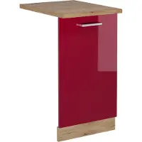 Vicco R-Line Vaatwasserfrontpaneel – 45 cm, WB Eik Rode hoogglans