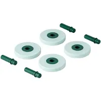 Modu 4x Foam Wheels - 4-pack - Ocean Mint/Voorkant Green - - OneSize - Motoriek speelgoed