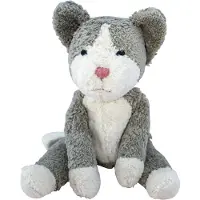 Senger Naturwelt Kuscheltier - Klein - Katze - 30 cm - Grau - - One Size - Kuscheltiere