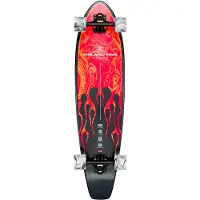 Globe Skateboard - 35'' - The All-Time - Red Flames - - One Size - Skateboards