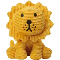 Bon Ton Toys Knuffel - 24 cm - Leeuw - Corduroy Yellow - - OneSize - Knuffels