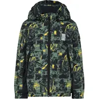 Lego Wear LEGO Ninjago Winterjas - LWJesse 603 - Dark Khaki - - 4 jaar (104) - Winterjassen