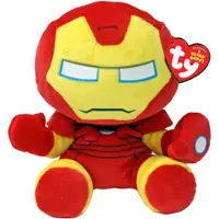 TY Marvel Iron Man - Pluche knuffel, zacht - 15 cm