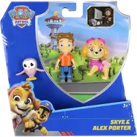 Paw Patrol Speelgoedfiguren - Skye & Alex Porter - - OneSize - Speelgoedfiguur