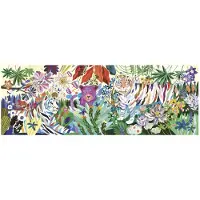 Djeco puzzel Rainbow Tigers - kleurrijke legpuzzel 1000 stukjes FSC.