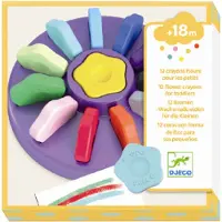 Djeco 12 potloden Bloemen DJECO geel