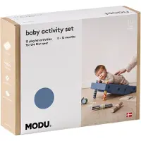 Modu Baby-Motorik-Set - 10 Teile - Deep Blue/Sky Blue - - One Size - Motorik Tiere