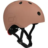 Scoot & Ride - kinderhelm - maat S/M - Mocha - verstelbaar - 51-55 cm
